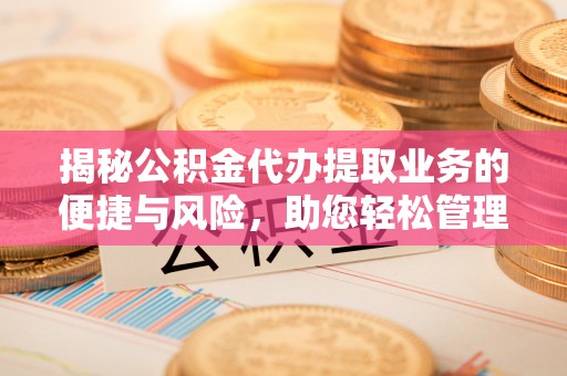 新野揭秘公积金代办提取业务的便捷与风险，助您轻松管理财务