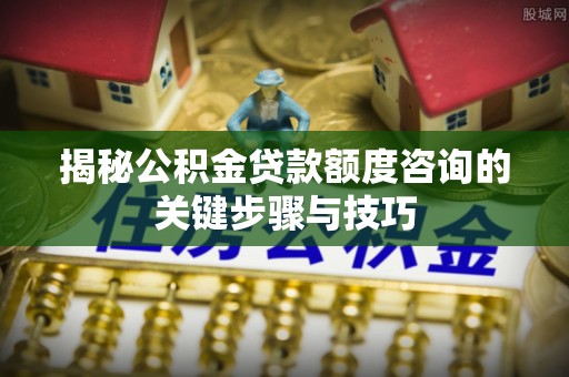 新野揭秘公积金贷款额度咨询的关键步骤与技巧