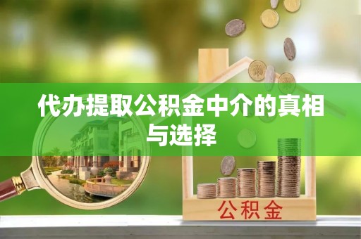 新野代办提取公积金中介的真相与选择