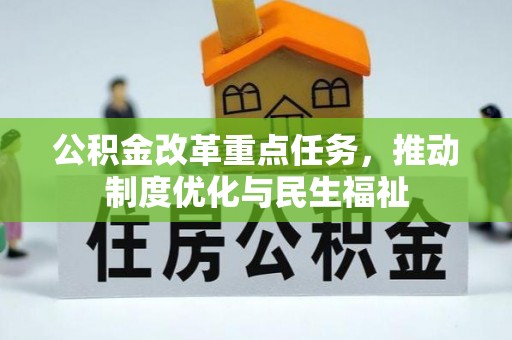 新野公积金改革重点任务，推动制度优化与民生福祉