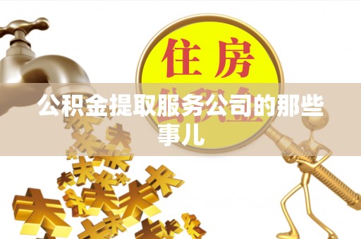 新野公积金提取服务公司的那些事儿