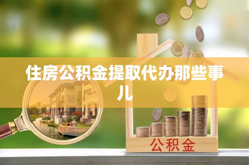 新野住房公积金提取代办那些事儿