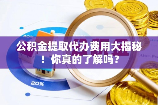 新野公积金提取代办费用大揭秘！你真的了解吗？