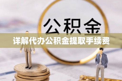 新野详解代办公积金提取手续费