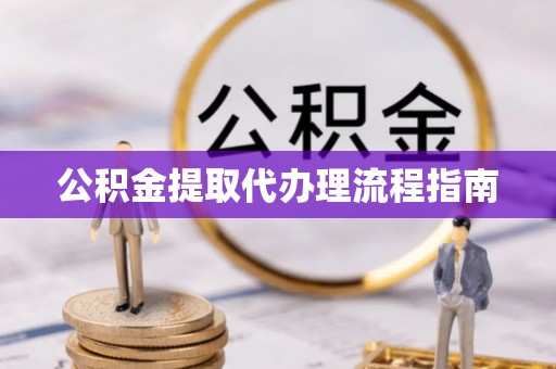 新野公积金提取代办理流程指南