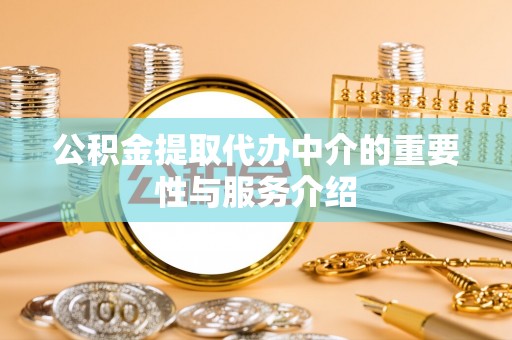 新野公积金提取代办中介的重要性与服务介绍